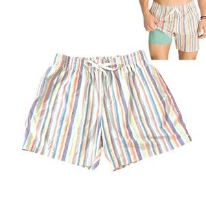 Chubbies The Parlor Stripes Swim Trunk Lounge Wear 5.5 Inseam Lined L